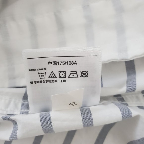 Old Navy Men's Unisex Full-Zip Lightweight Windbreaker Jacket White/Gray Sz L/G - Picture 10 of 14